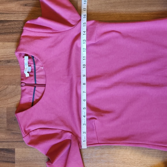 Boden Lavinia Ponte Pink Flutter Sleeve Knee Length Shift Dress Size 4 NWOT - Picture 8 of 16
